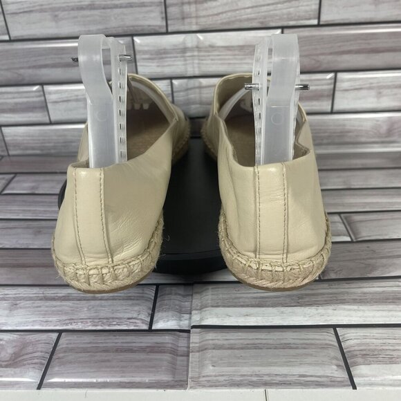 Tory Burch Women's Nappa Leather Color Block Flat Espadrille Flats Size 10 - Picture 7 of 12